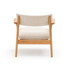 Poise Lounge Chair - Light Oak & Oatmeal