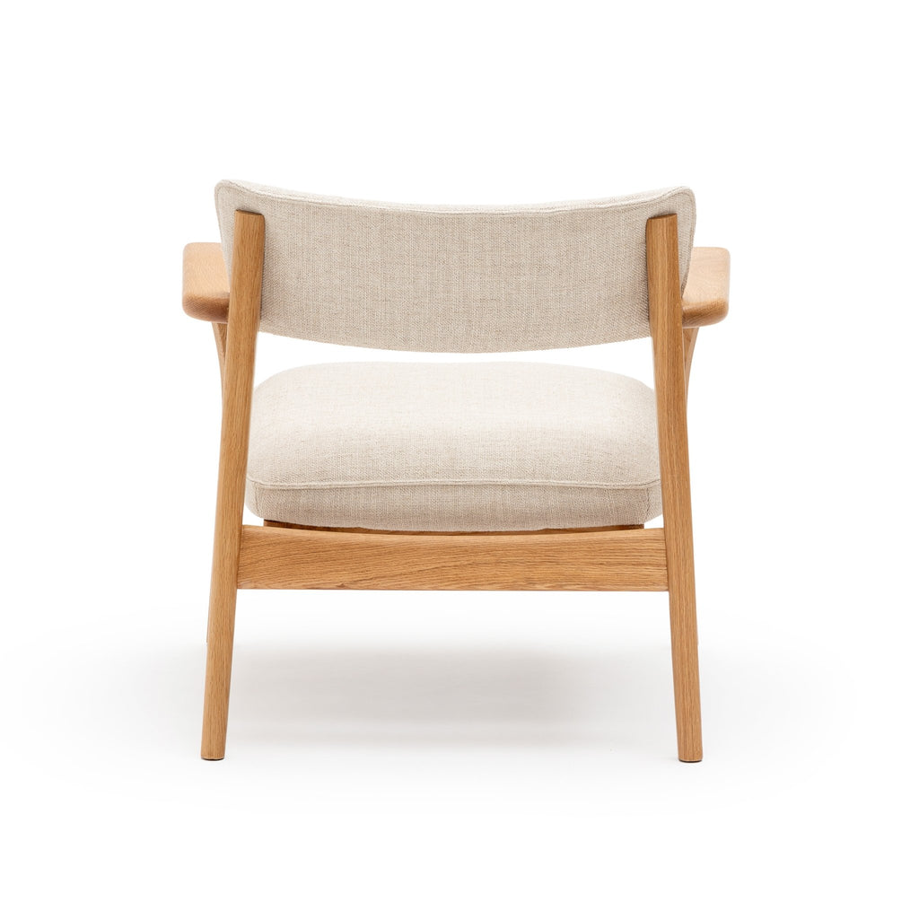 Poise Lounge Chair - Light Oak & Oatmeal - Loom Collection