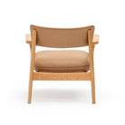 Poise Lounge Chair - Light Oak & Pecan Leather