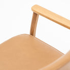 Poise Lounge Chair - Light Oak & Pecan Leather