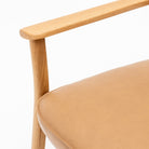 Poise Lounge Chair - Light Oak & Pecan Leather