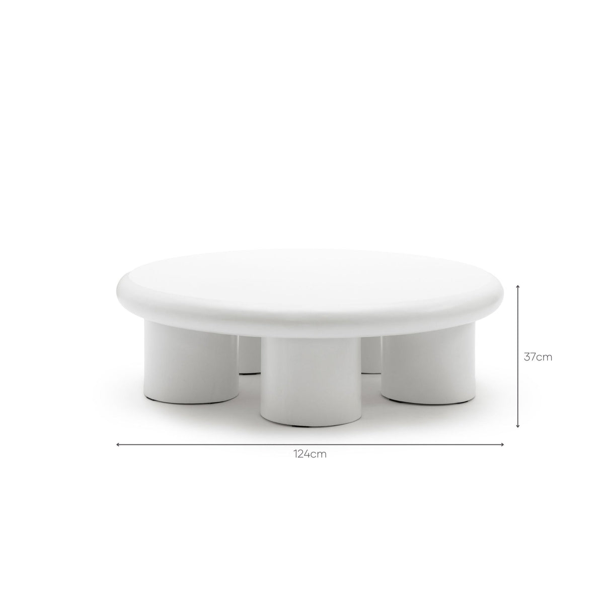 Ponte Coffee Table - Chalk - Coffee Tables Loom Collection Loom Collection Dubai