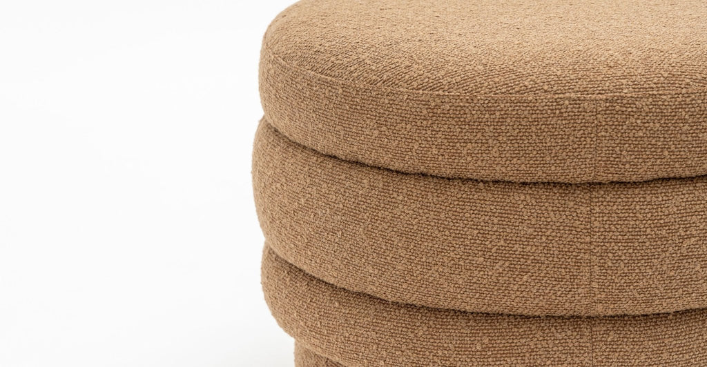 Popper Ottoman - Mocha - Loom Collection