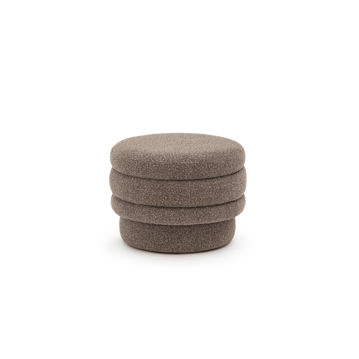 Popper Ottoman - Mocha - Ottomans Loom Collection Loom Collection Dubai