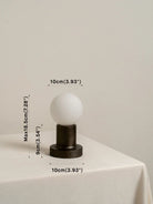 Porta - Bronze And Opal Rechargeable Table Lamp - Table Lamps Lights&Lamps Loom Collection Dubai