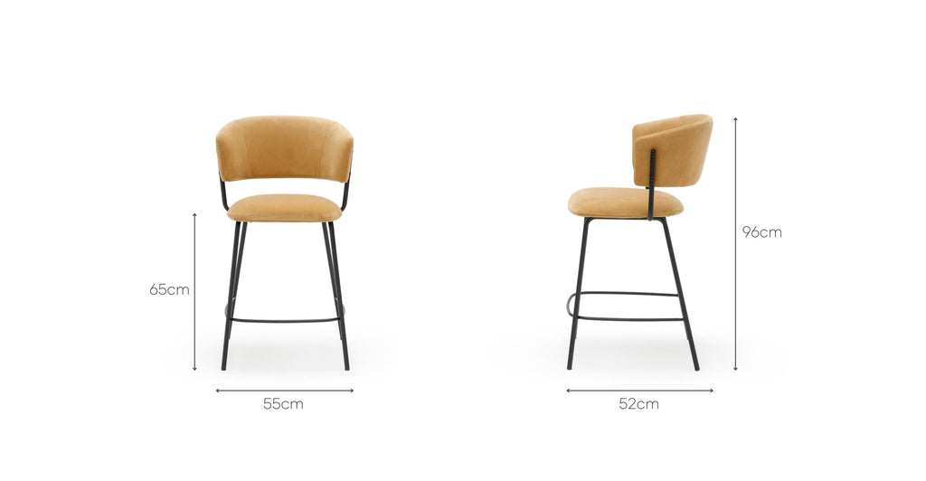 Porto Counter Chair - Toffee.