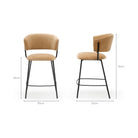 Porto Counter Chair - Toffee - Bar & Counter Stools Loom Collection Loom Collection Dubai