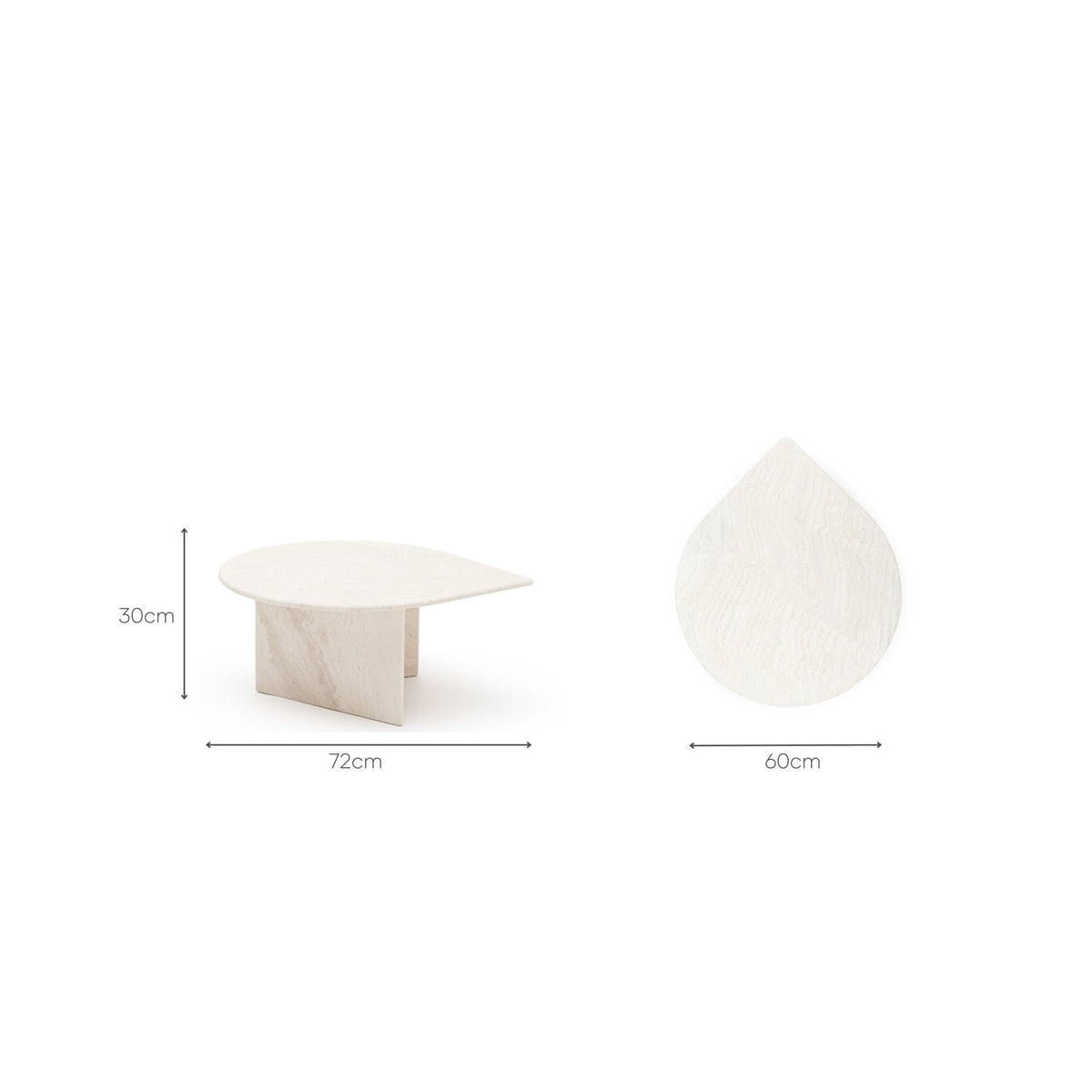 Raindrop Coffee Table Set