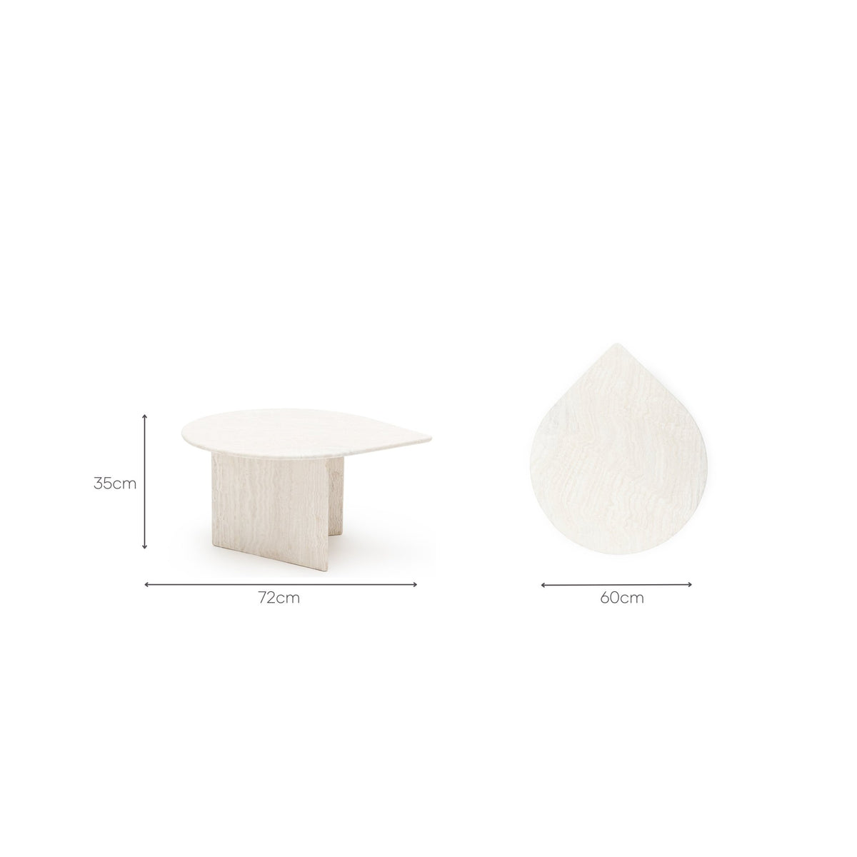 Raindrop Coffee Table Set