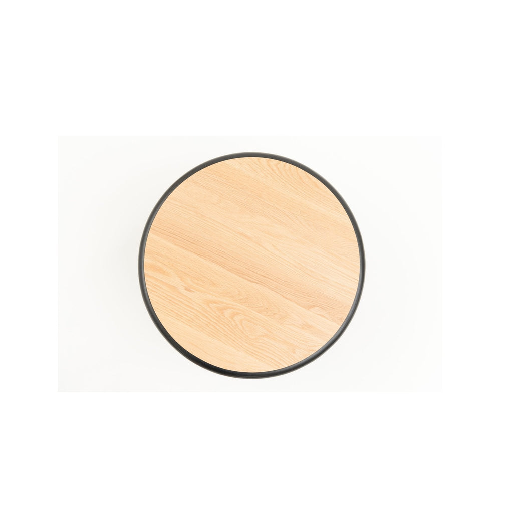 Ramel Coffee Table - Light Oak & Black - Coffee Tables Tolv Loom Collection Dubai