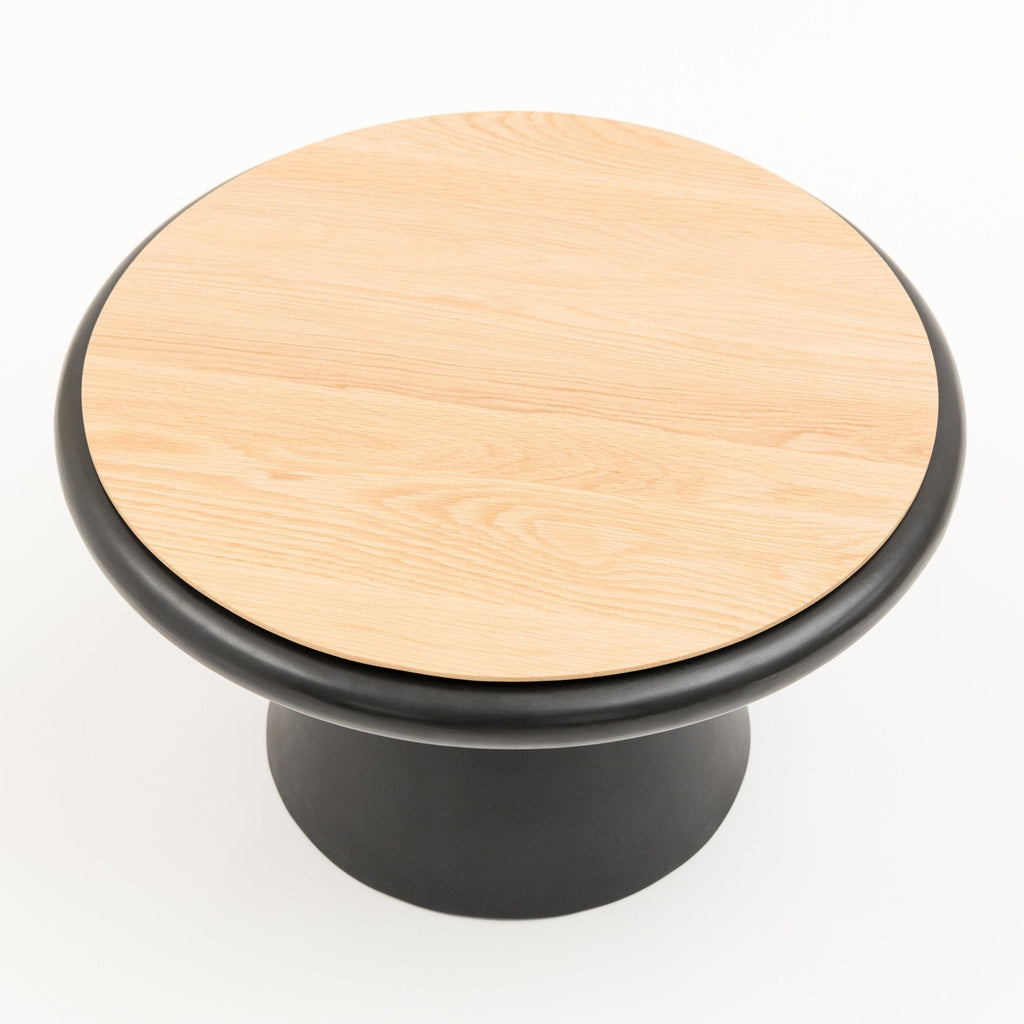 Ramel Coffee Table - Light Oak & Black - Coffee Tables Tolv Loom Collection Dubai