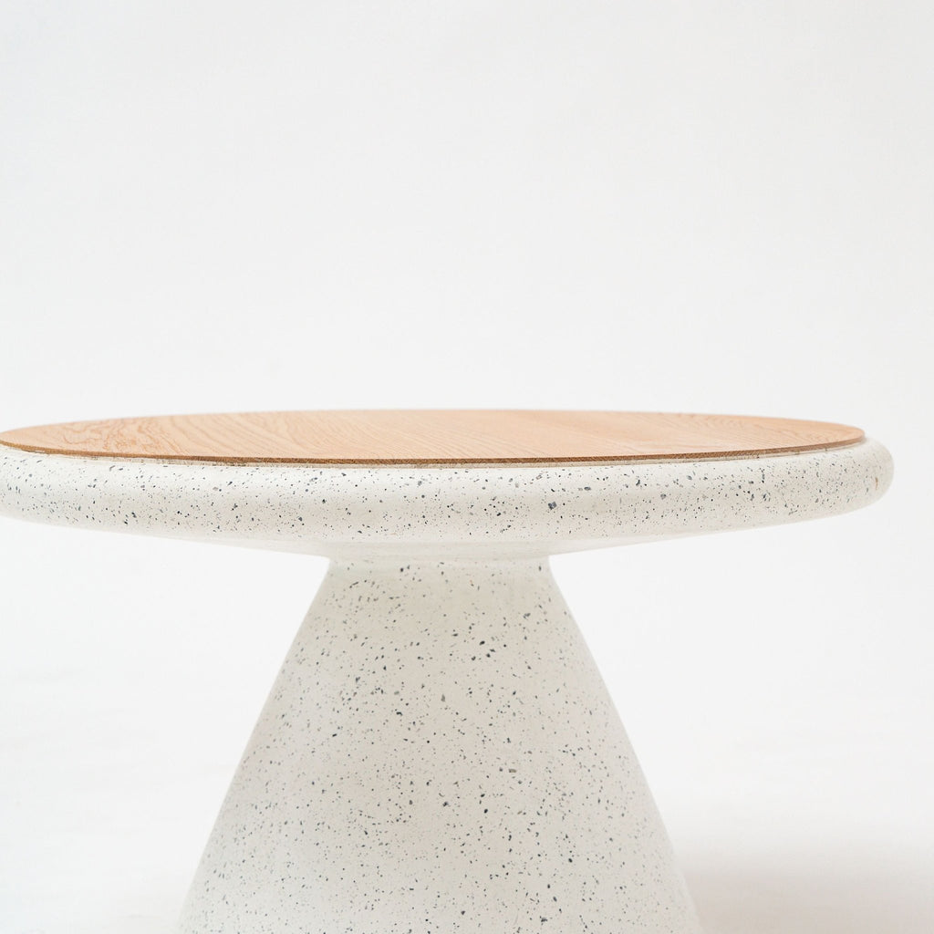 Ramel Coffee Table - Light Oak & Terrazzo Feta - Coffee Tables Tolv Loom Collection Dubai