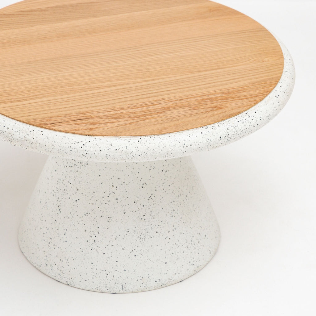 Ramel Coffee Table - Light Oak & Terrazzo Feta - Coffee Tables Tolv Loom Collection Dubai