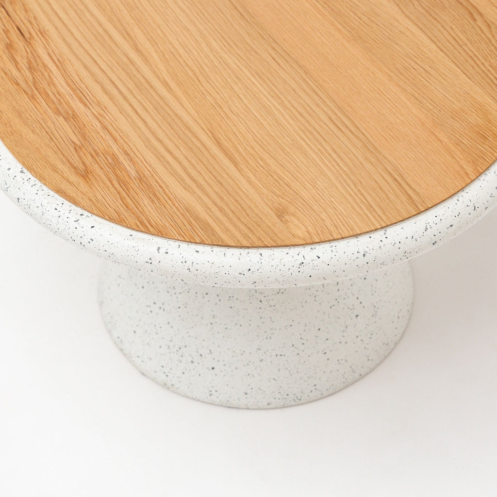Ramel Coffee Table - Light Oak & Terrazzo Feta - Coffee Tables Tolv Loom Collection Dubai