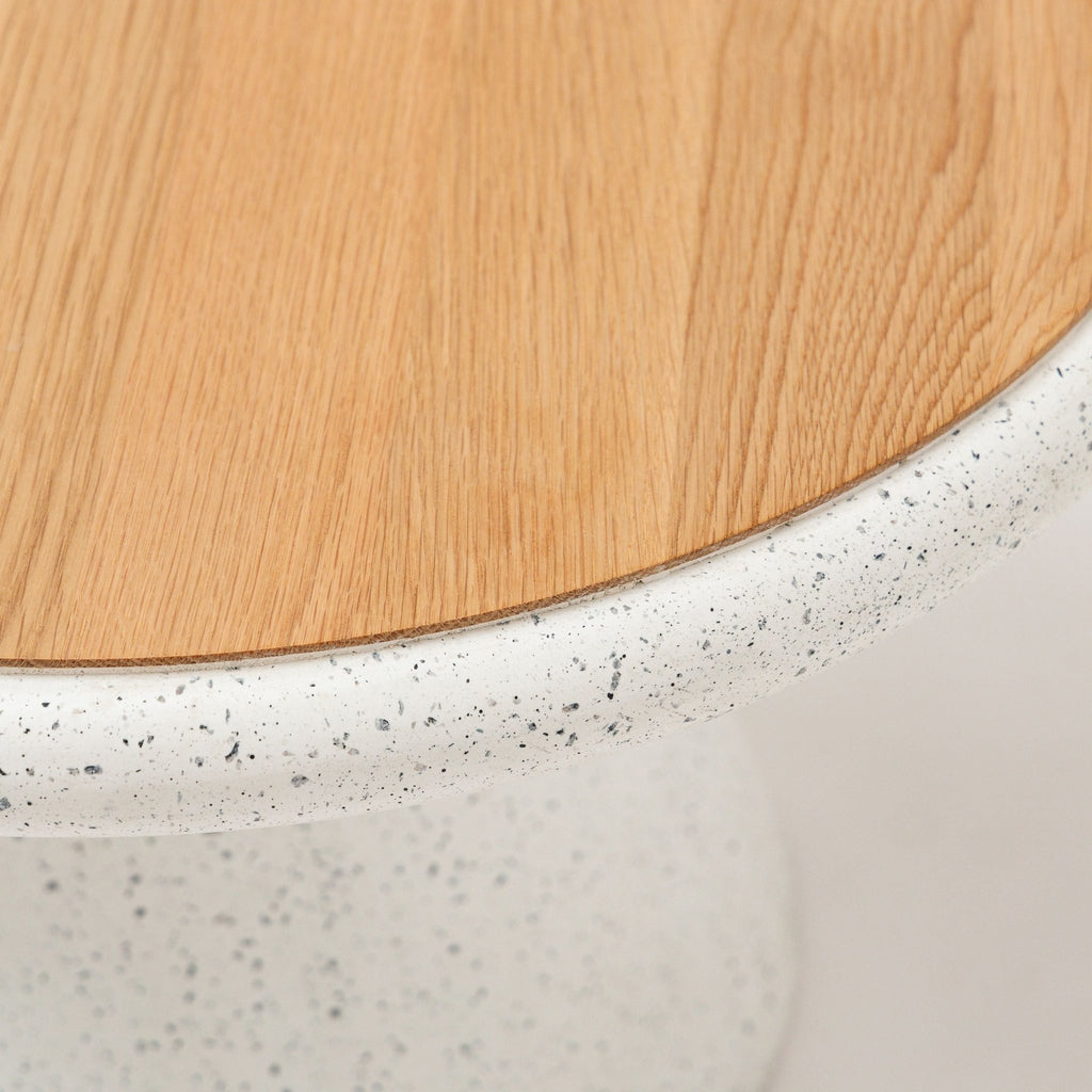 Ramel Coffee Table - Light Oak & Terrazzo Feta - Coffee Tables Tolv Loom Collection Dubai