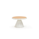 Ramel Coffee Table - Light Oak & Terrazzo Feta - Coffee Tables Tolv Loom Collection Dubai