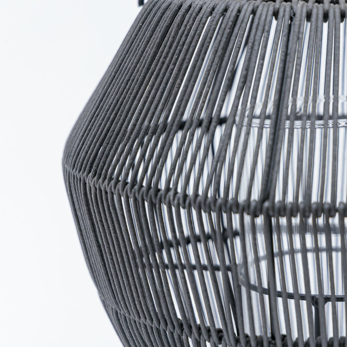 Ramos Glass Candle Holder - Lava - Lanterns Loom Collection Loom Collection Dubai
