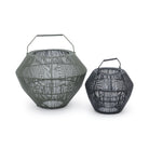 Ramos Glass Candle Holder - Lava - Lanterns Loom Collection Loom Collection Dubai