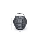 Ramos Glass Candle Holder - Lava - Lanterns Loom Collection Loom Collection Dubai