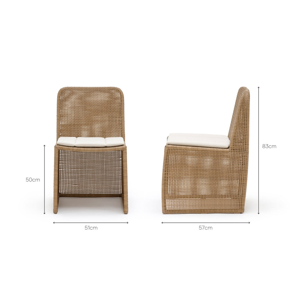Reef Dining Chair - Natural - Loom Collection