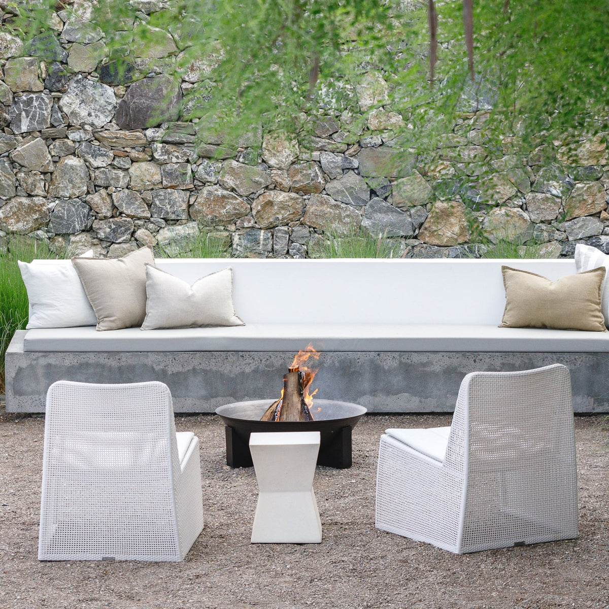 Reef Lounge Chair - Stonewhite
