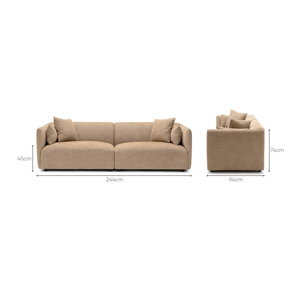 Reform Modular Sofa - Mocha - Loom Collection