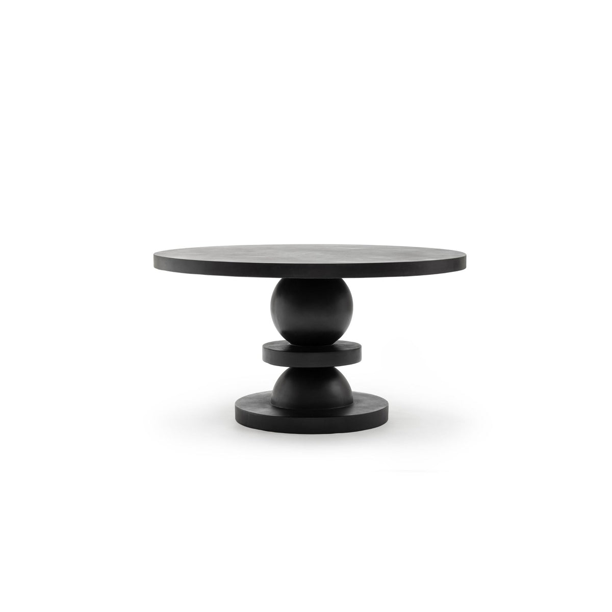 Regent Round Dining Table - Lava - Round Dining Tables Loom Collection Loom Collection Dubai
