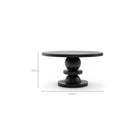 Regent Round Dining Table - Lava - Round Dining Tables Loom Collection Loom Collection Dubai