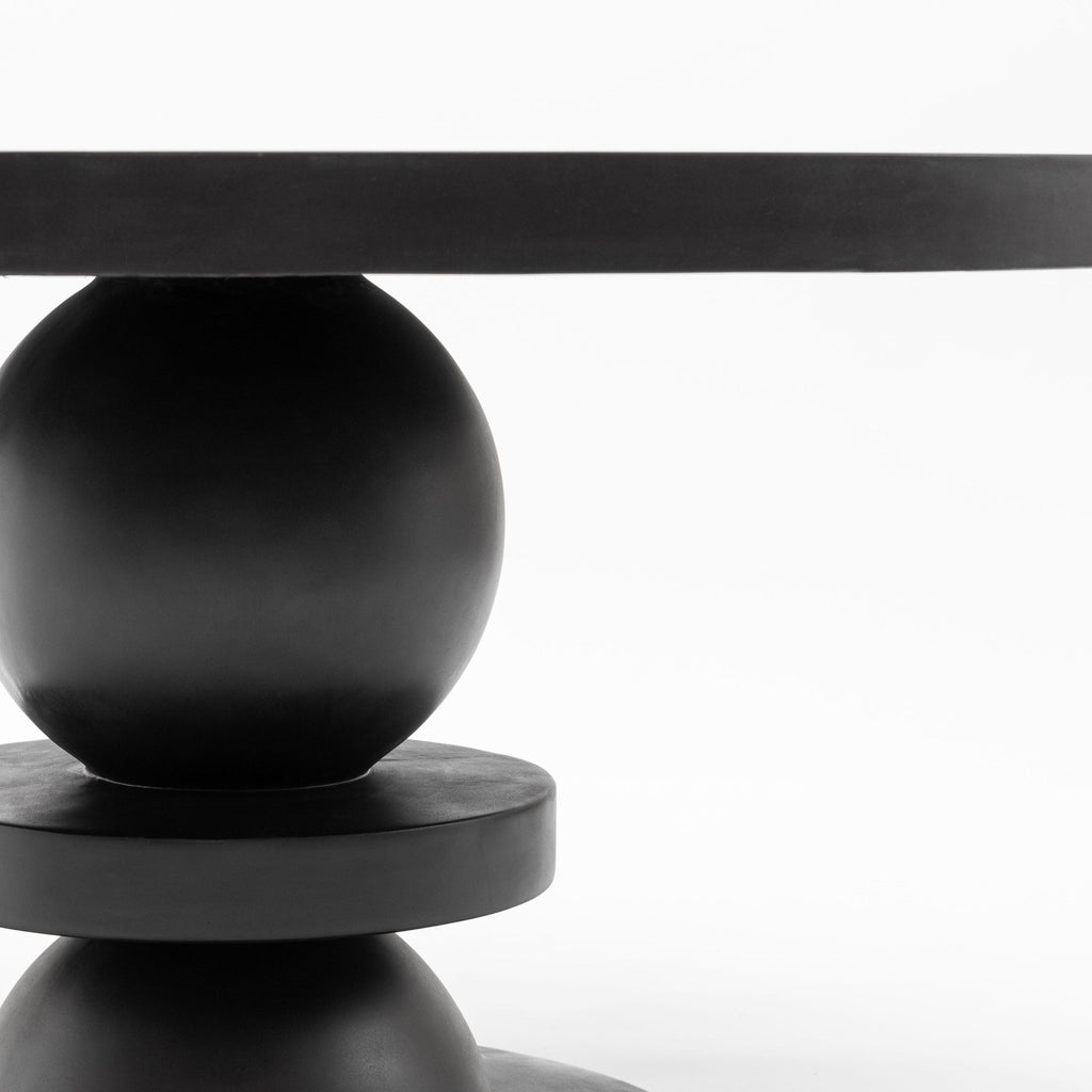 Regent Round Dining Table - Lava - Round Dining Tables Loom Collection Loom Collection Dubai