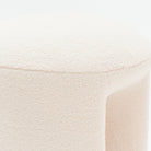 Remi Stool - Cream - Ottomans Loom Collection Loom Collection Dubai