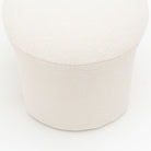 Remi Stool - Cream - Ottomans Loom Collection Loom Collection Dubai