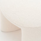 Remi Stool - Cream - Ottomans Loom Collection Loom Collection Dubai