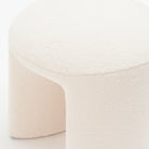 Remi Stool - Cream - Ottomans Loom Collection Loom Collection Dubai