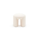 Remi Stool - Cream - Ottomans Loom Collection Loom Collection Dubai