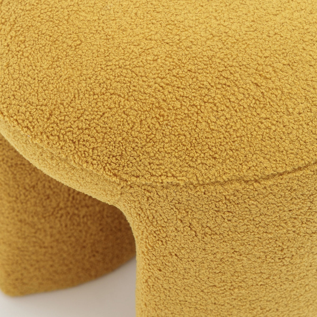 Remi Stool - Mustard - Ottomans Loom Collection Loom Collection Dubai