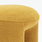 Remi Stool - Mustard - Ottomans Loom Collection Loom Collection Dubai