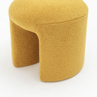 Remi Stool - Mustard - Ottomans Loom Collection Loom Collection Dubai