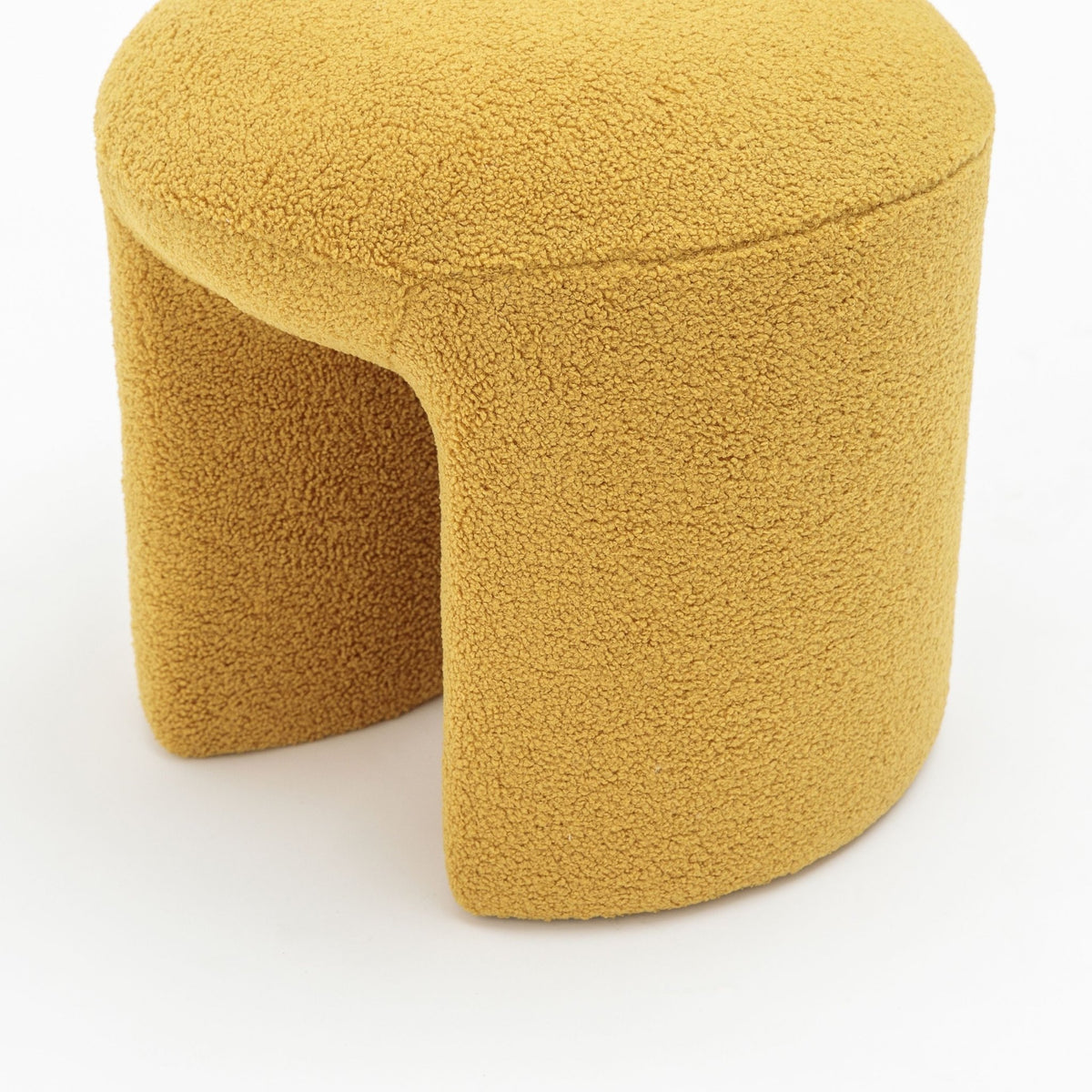 Remi Stool - Mustard - Ottomans Loom Collection Loom Collection Dubai