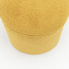 Remi Stool - Mustard - Ottomans Loom Collection Loom Collection Dubai