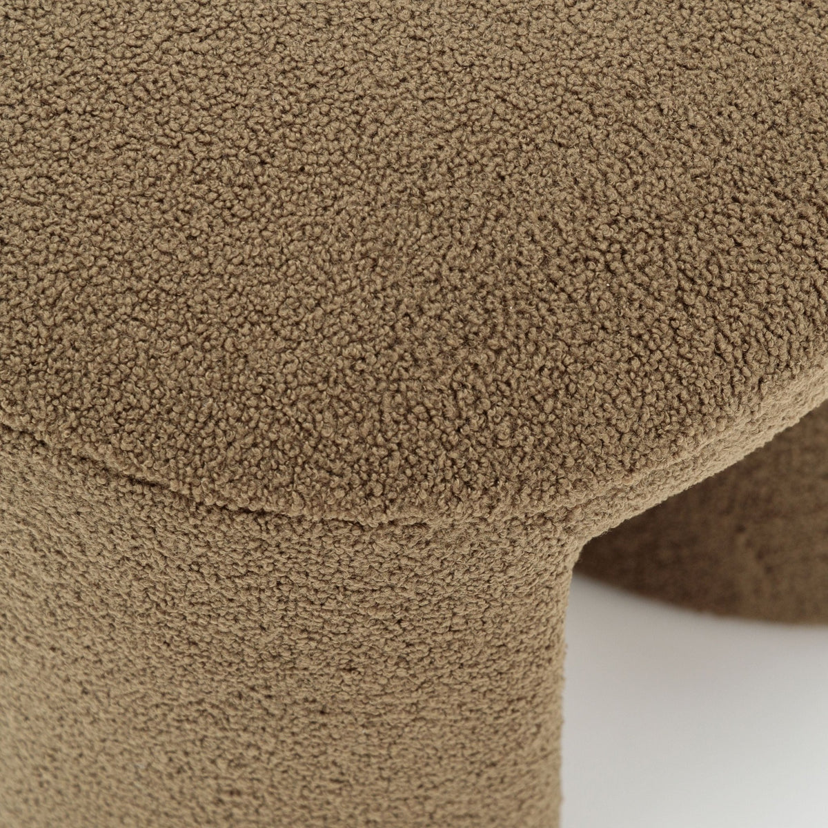 Remi Stool - Olive - Ottomans Loom Collection Loom Collection Dubai