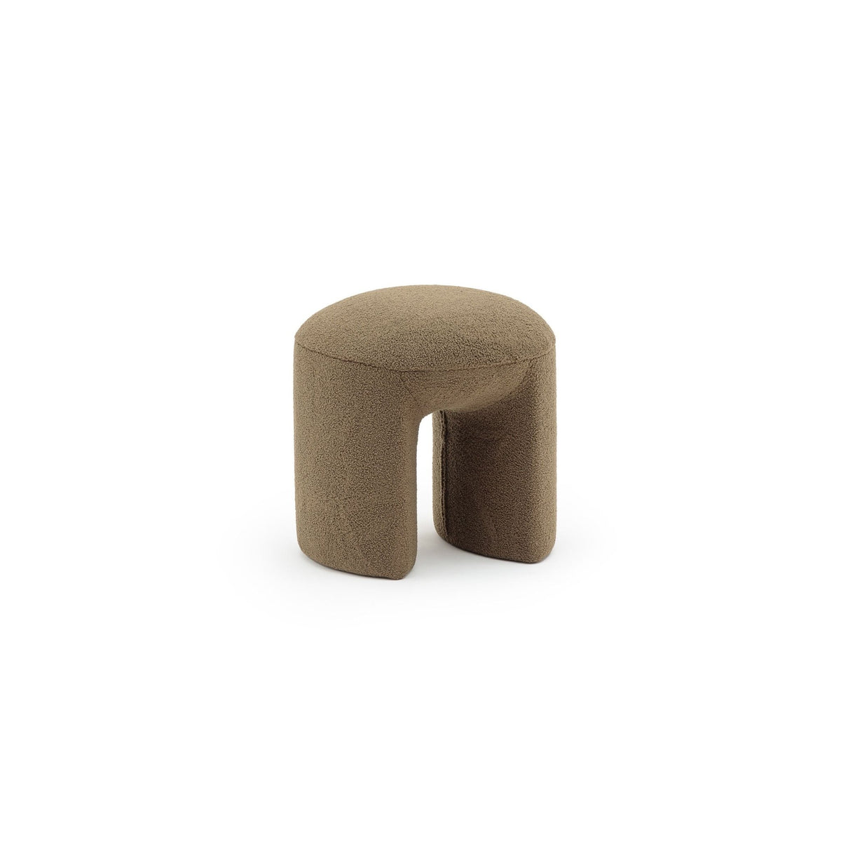 Remi Stool - Olive - Ottomans Loom Collection Loom Collection Dubai