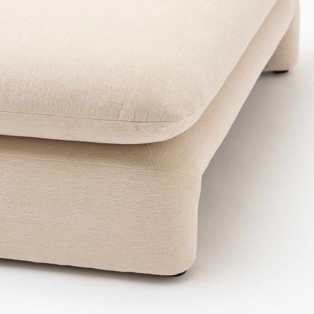 Replay Ottoman - Ivory - Ottomans Loom Collection Loom Collection Dubai