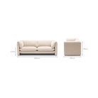 Replay Sofa - Ivory - Sofas Loom Collection Loom Collection Dubai