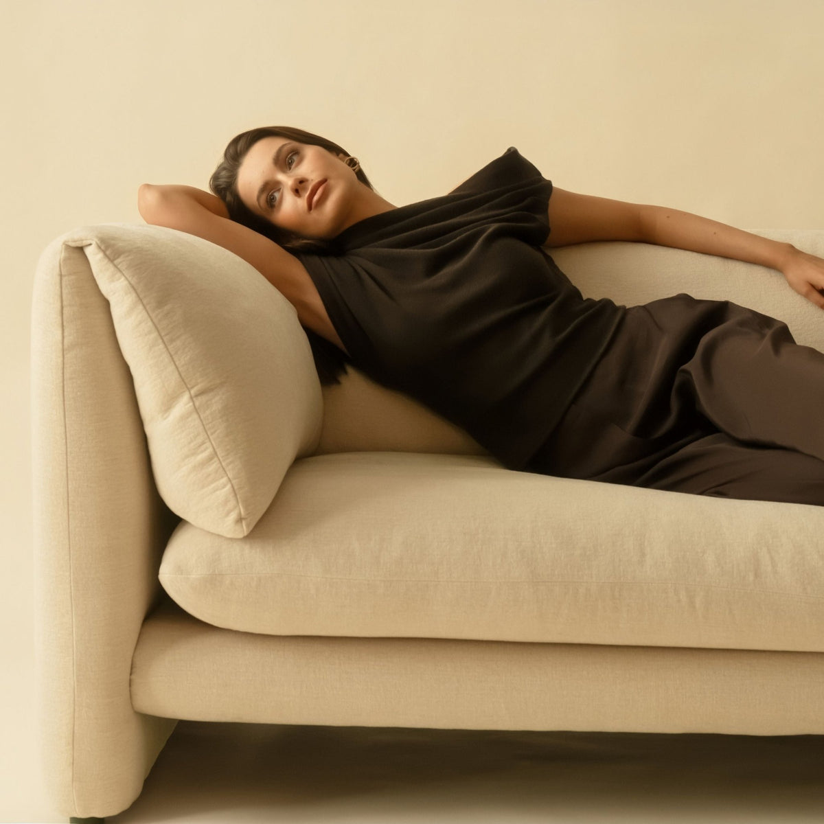 Replay Sofa - Ivory - Sofas Loom Collection Loom Collection Dubai