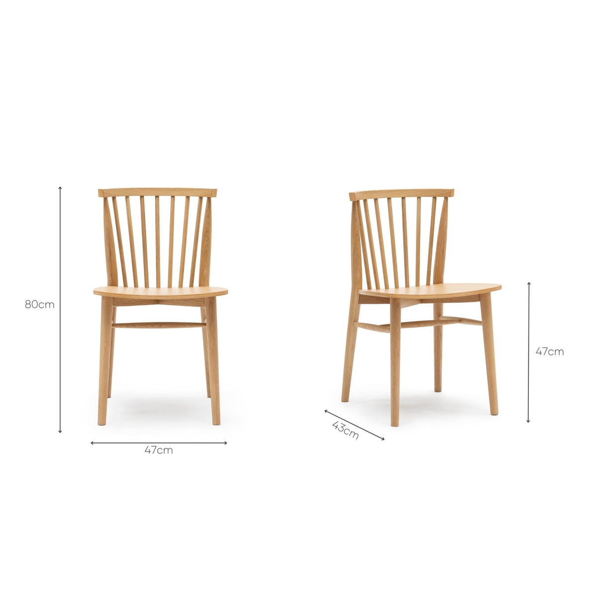Requin Chair - Light Oak - Dining Chairs Tolv Loom Collection Dubai