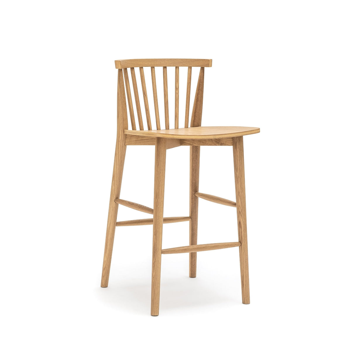 Requin Counter Stool - Light Oak