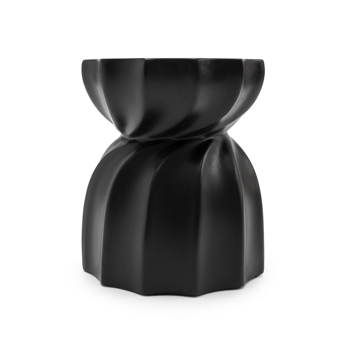 Revolve Stool - Black - Side Tables Loom Collection Loom Collection Dubai