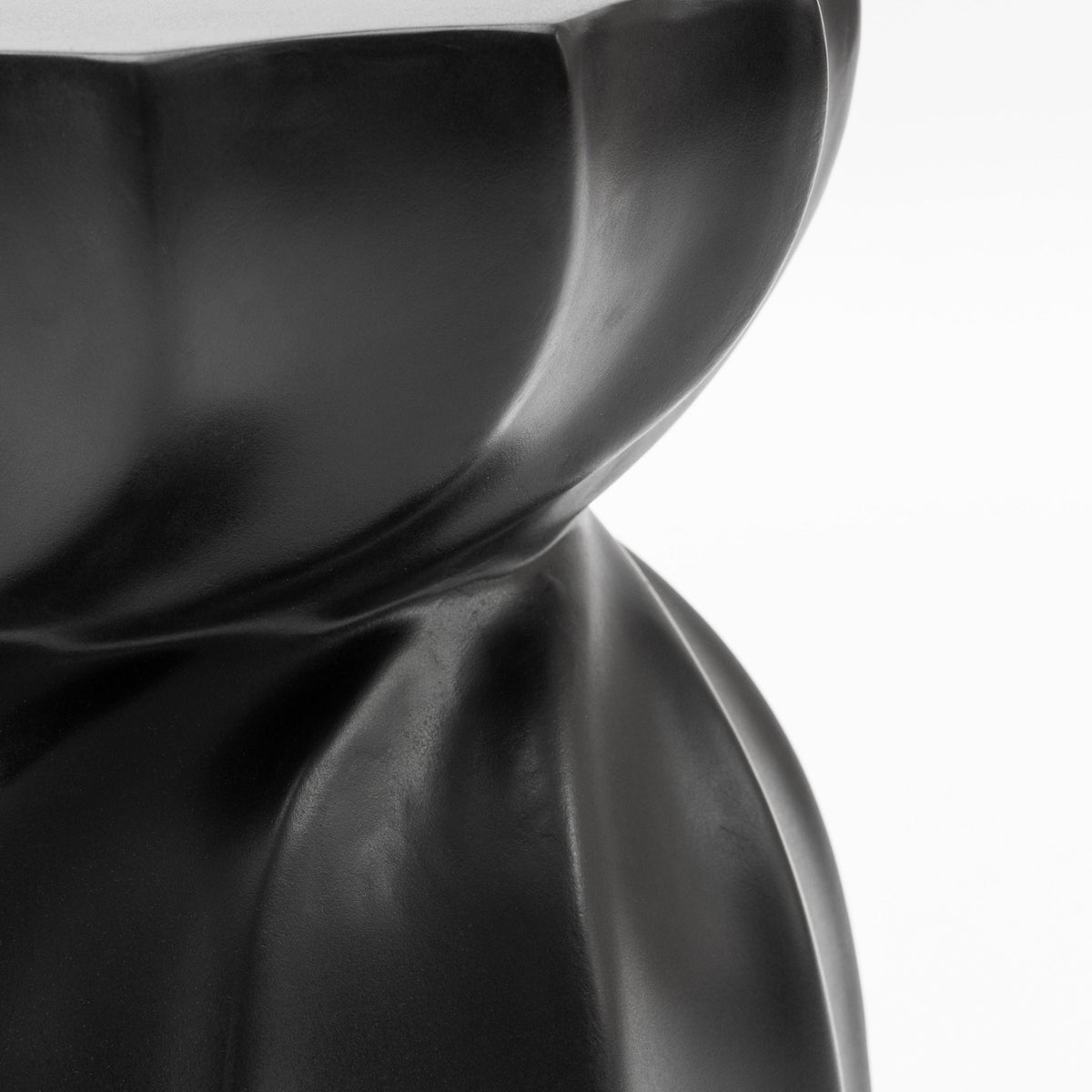 Revolve Stool - Black - Side Tables Loom Collection Loom Collection Dubai