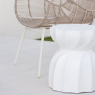 Revolve Stool - Chalk - Side Tables Loom Collection Loom Collection Dubai