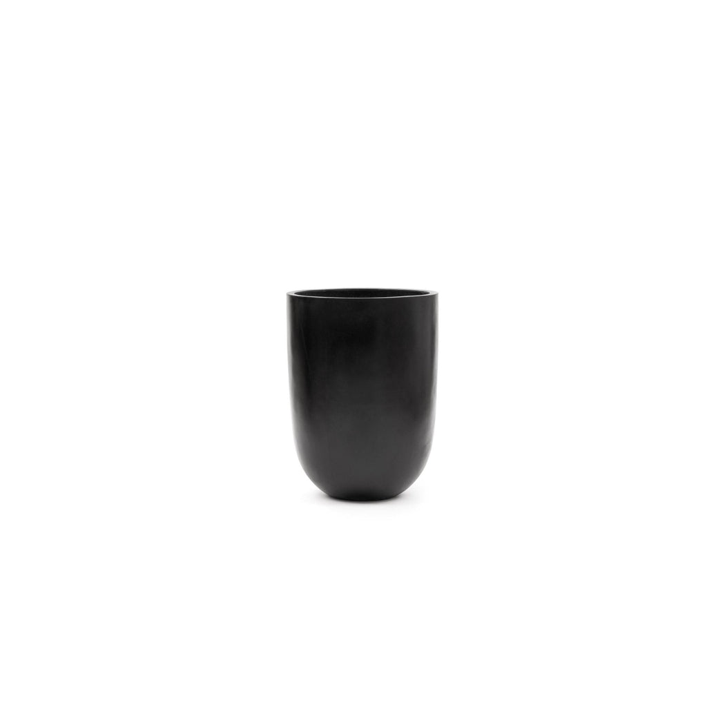 small black pots for plants Reya Planter - Black